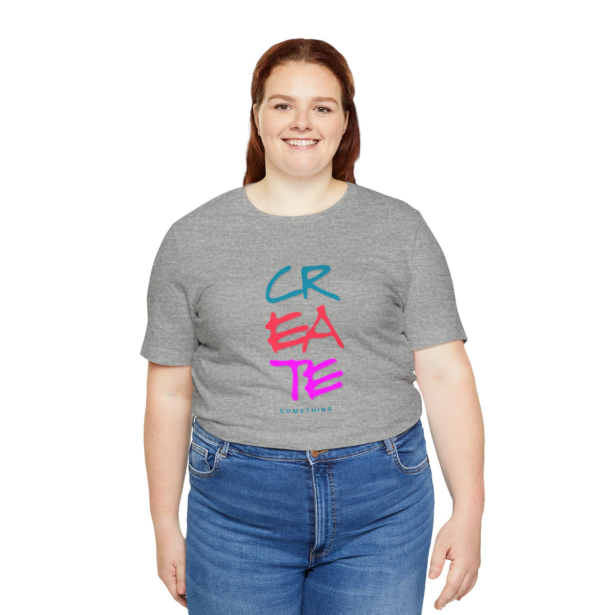 Create Something Graphic Tee | Inspirational Typography T-Shirt