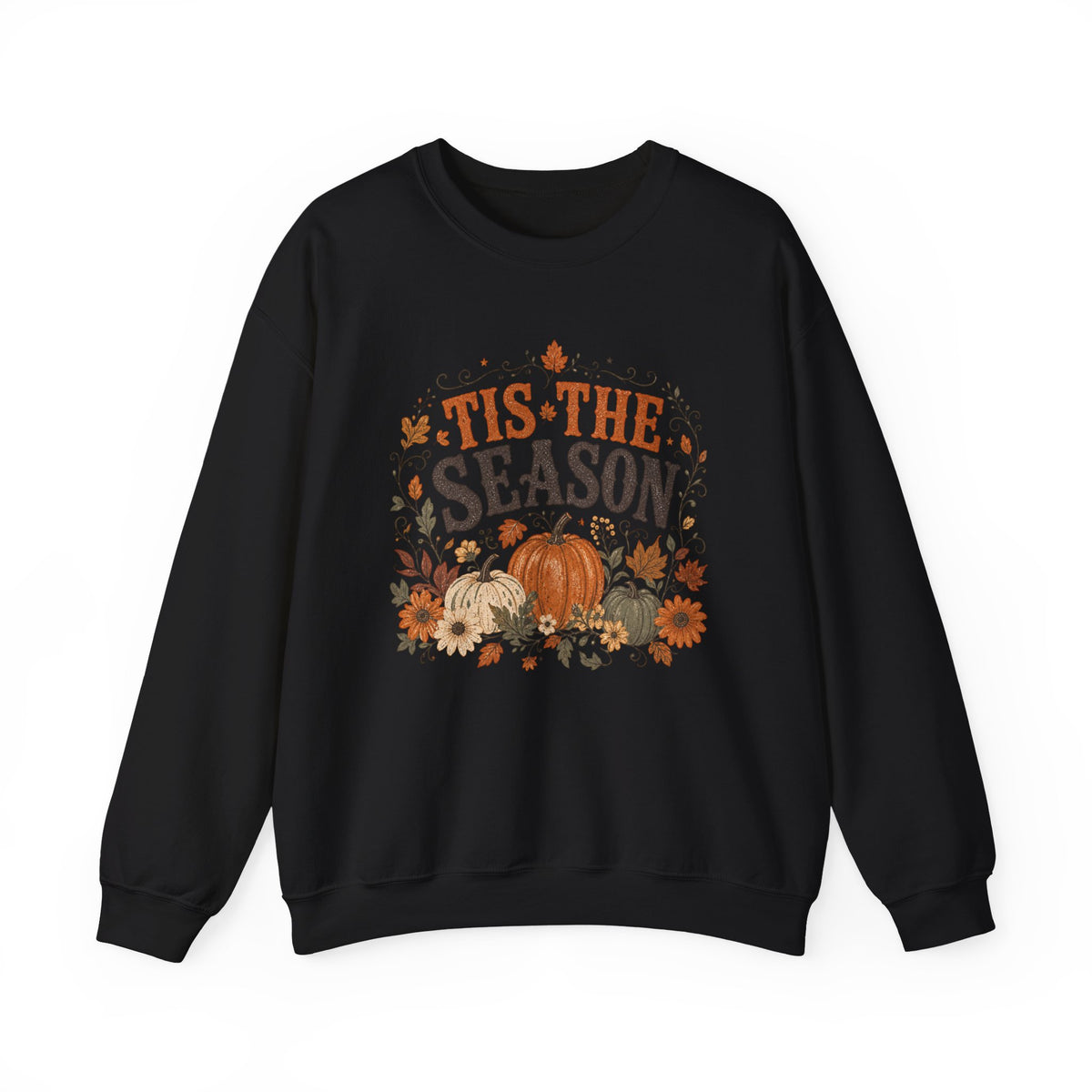 Tis The Season pumpkin floral sweatshirt | Fall autumn harvest crewneck
