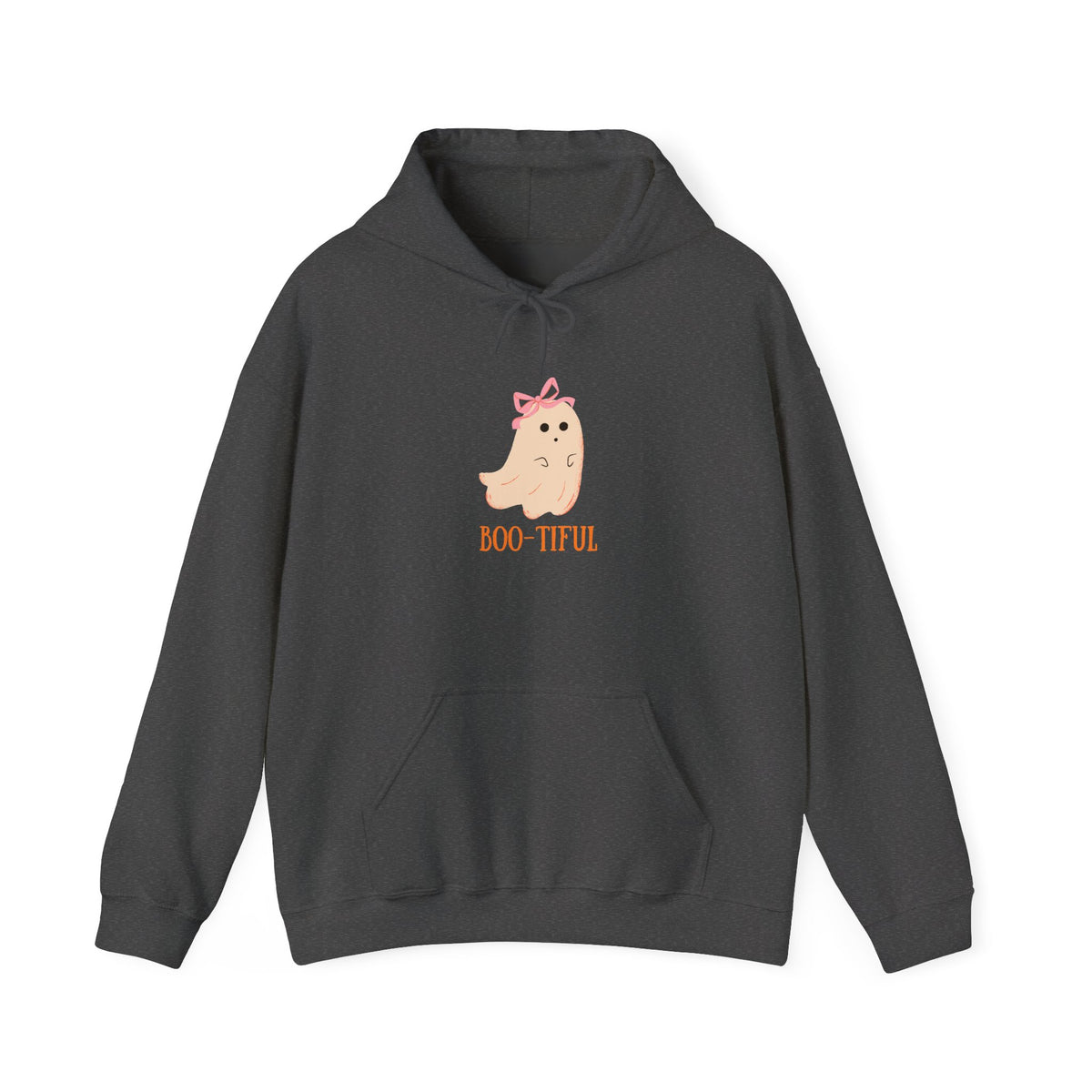 Cute Ghost "Boo-tiful" Hoodie | Halloween Ghost Illustration