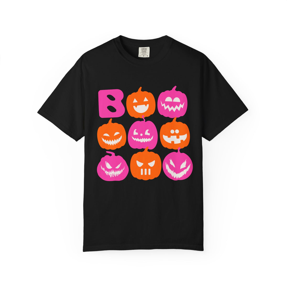 BOO Jack-o-Lantern Pumpkin Faces T-shirt | Halloween Pumpkins