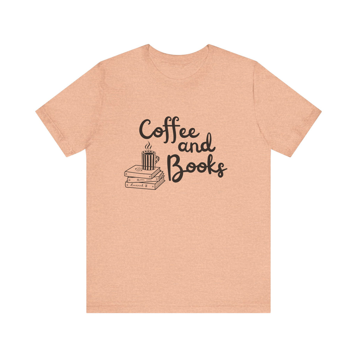 Coffee and Books T-Shirt | Book Lover Tee, Reading Coffee Design