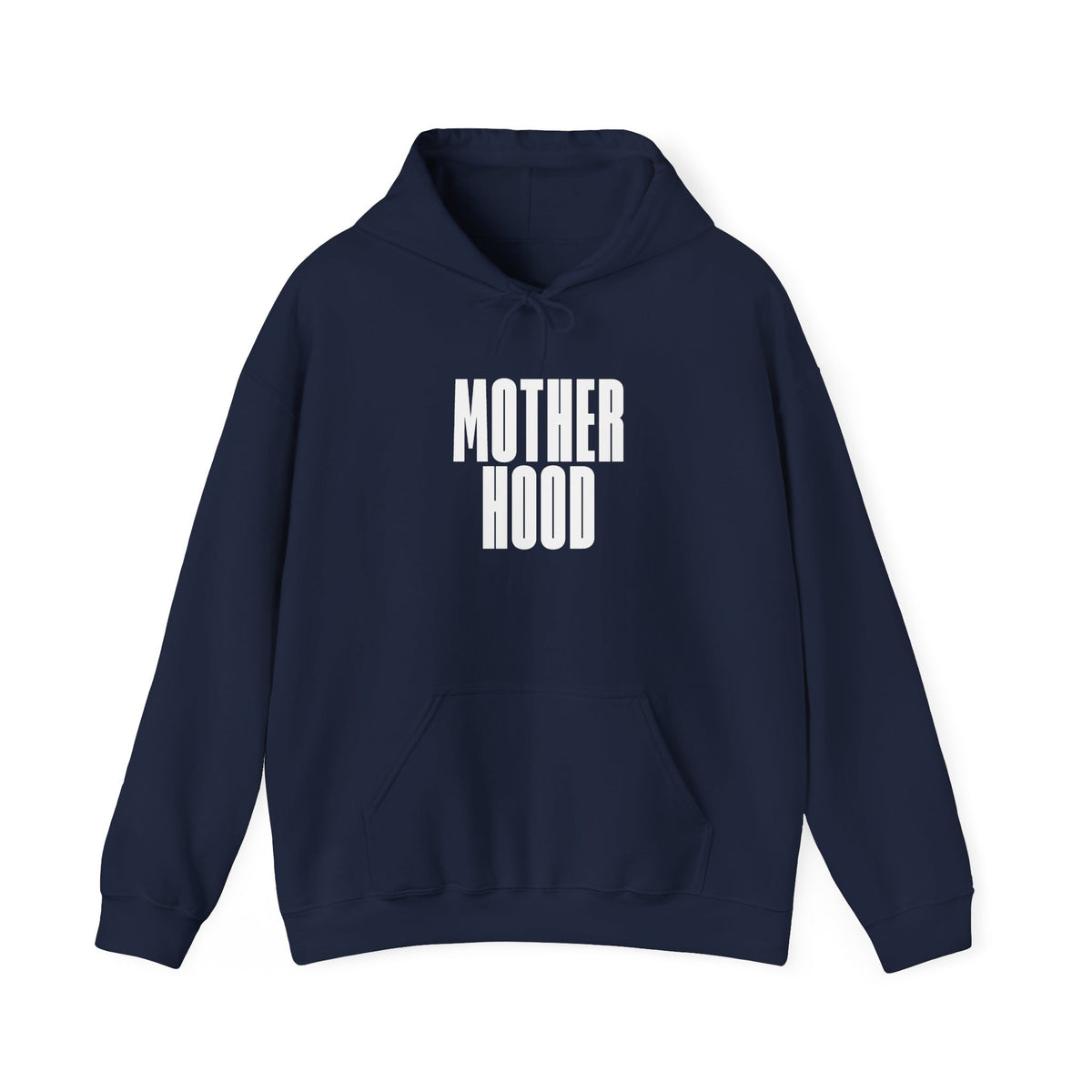 Motherhood bold text Hoodie | Mom graphic sweatshirt