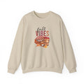 Fall Vibes graphic sweatshirt | autumn picnic apples plaid basket