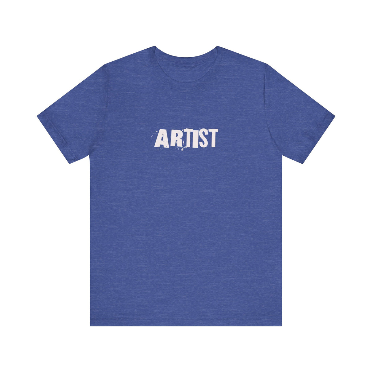 Artist T-Shirt | Minimal Distressed Text Graphic, Short Sleeve Tee