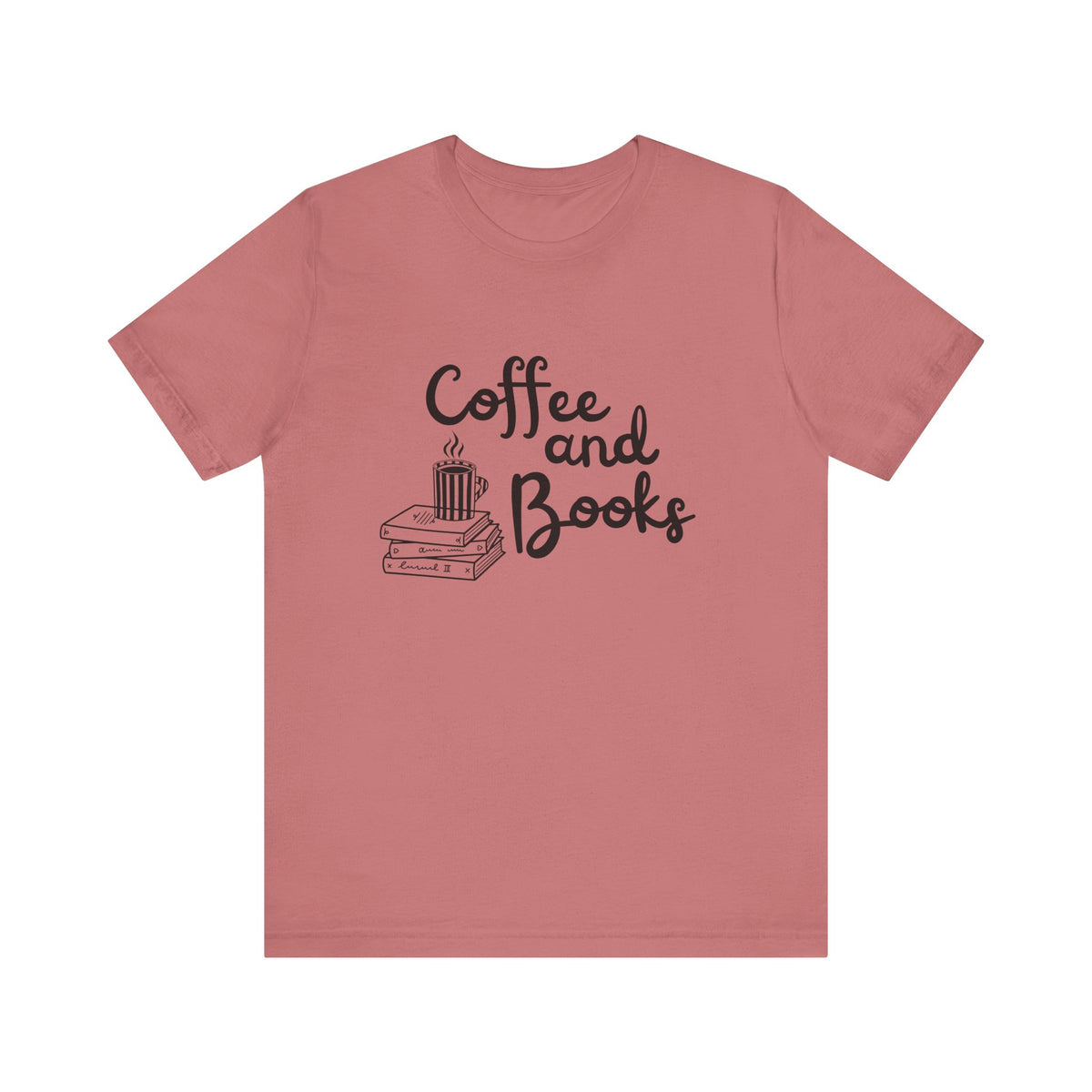 Coffee and Books T-Shirt | Book Lover Tee, Reading Coffee Design
