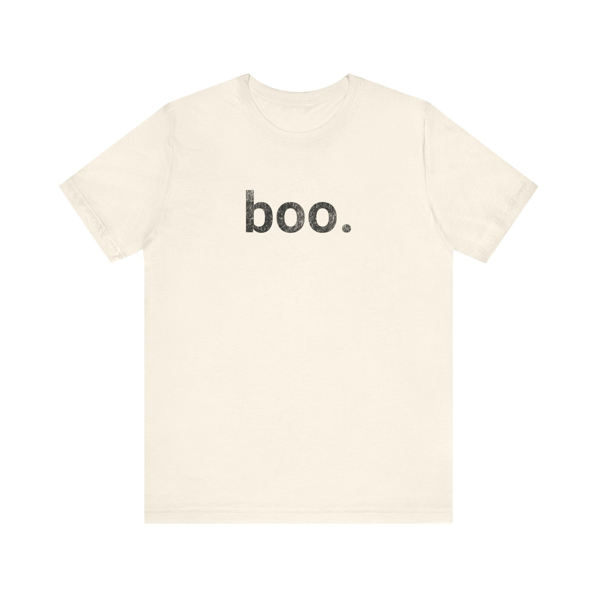 boo Halloween text shirt | T-Shirt