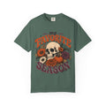 Skull with Pumpkins & Flowers T-shirt | My Favorite Season fall design