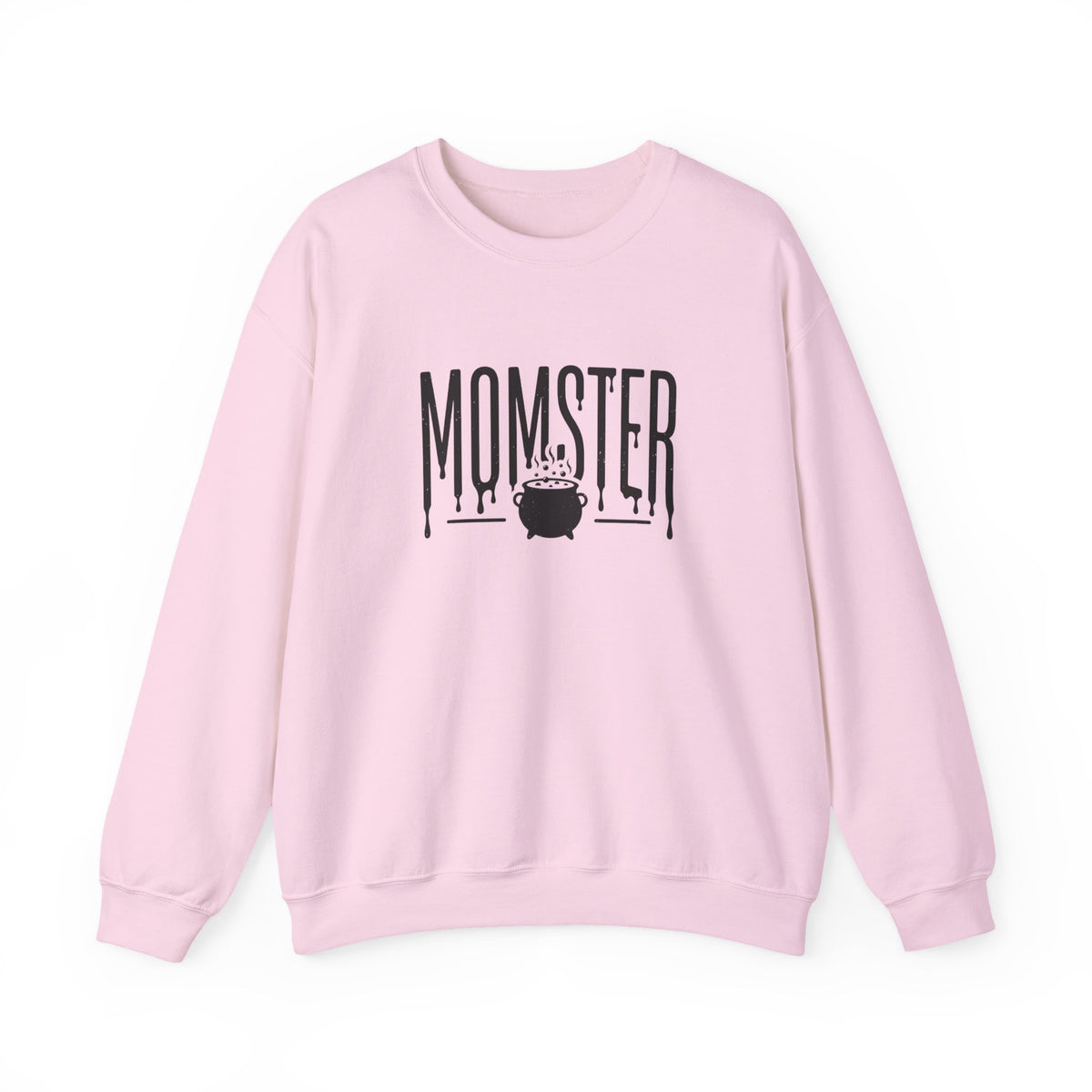 Momster Halloween Sweatshirt | spooky scary witch cauldron mom graphic