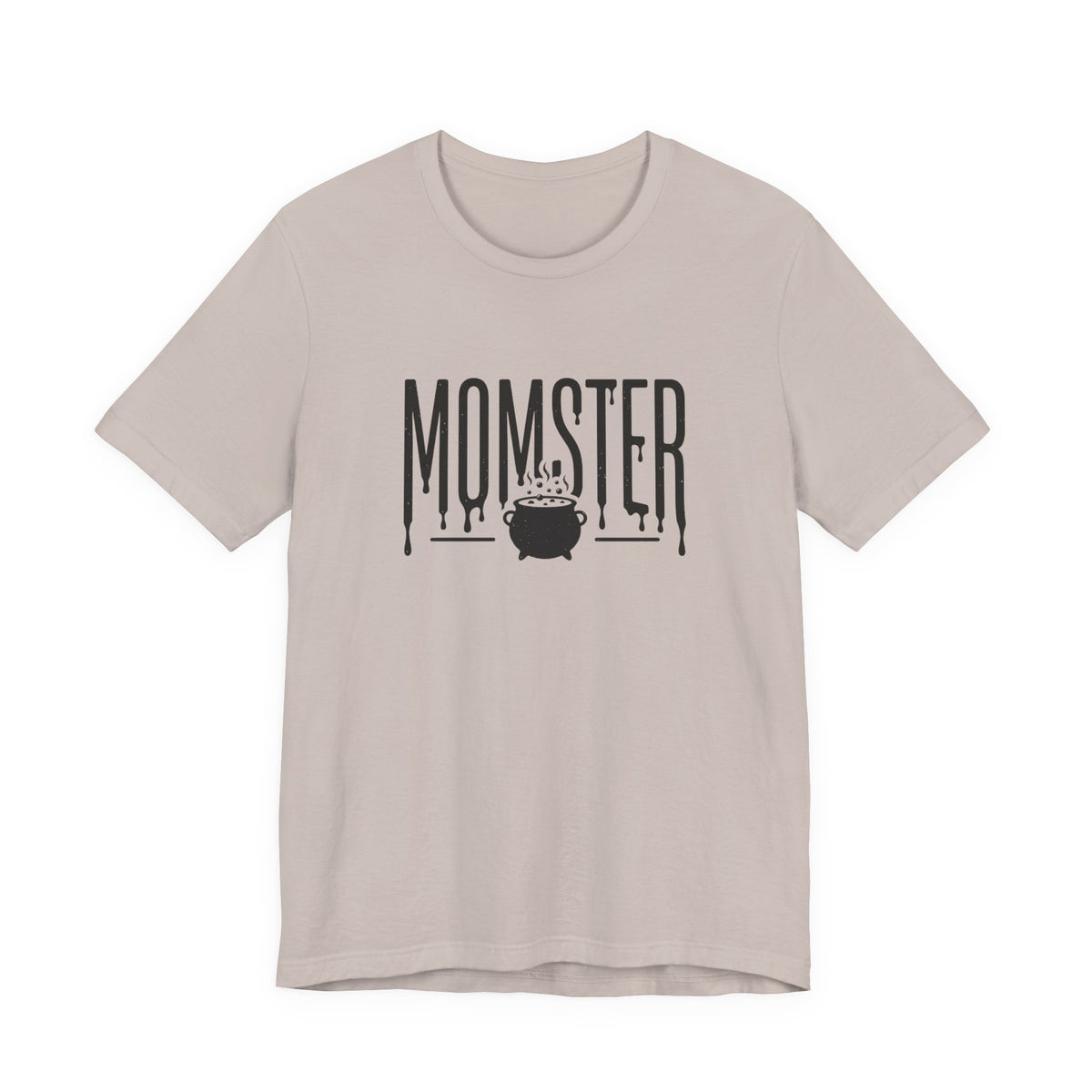 Momster spooky lettering Tee | Halloween mom graphic, cauldron