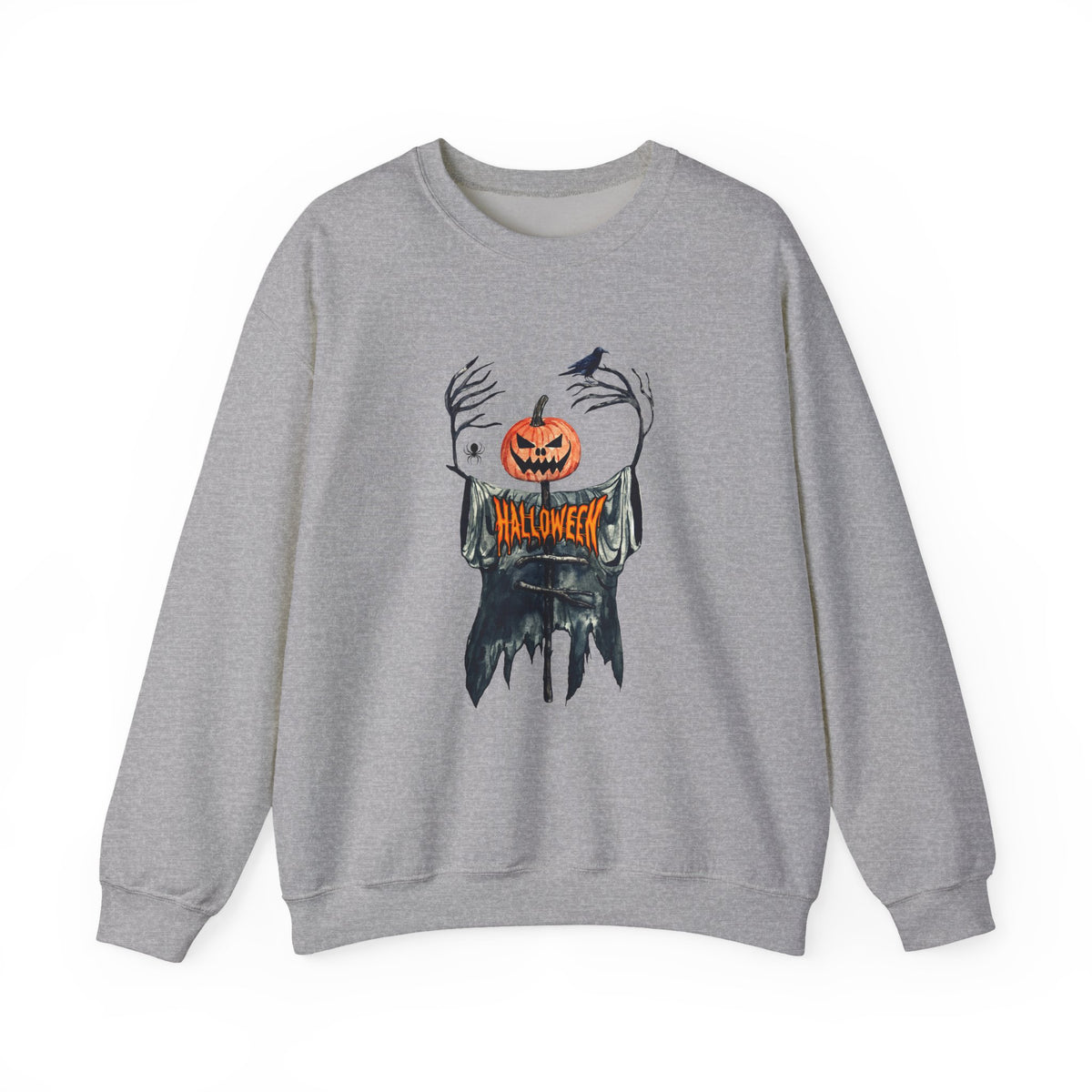 Scary Pumpkin Head Halloween| Sweatshirt