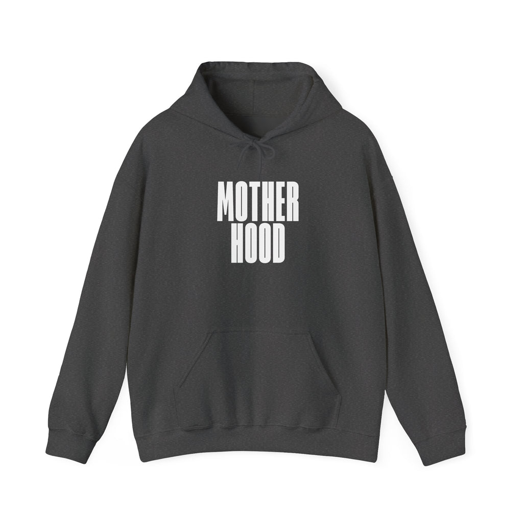 Motherhood bold text Hoodie | Mom graphic sweatshirt