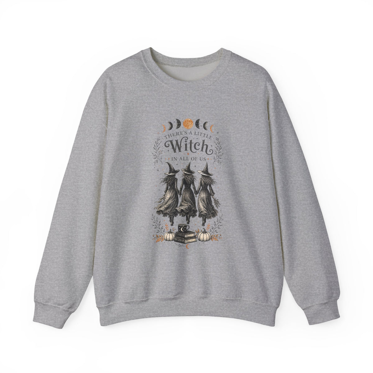 Three Witches Moon Phases sweatshirt | Halloween gothic sarcastic crewneck