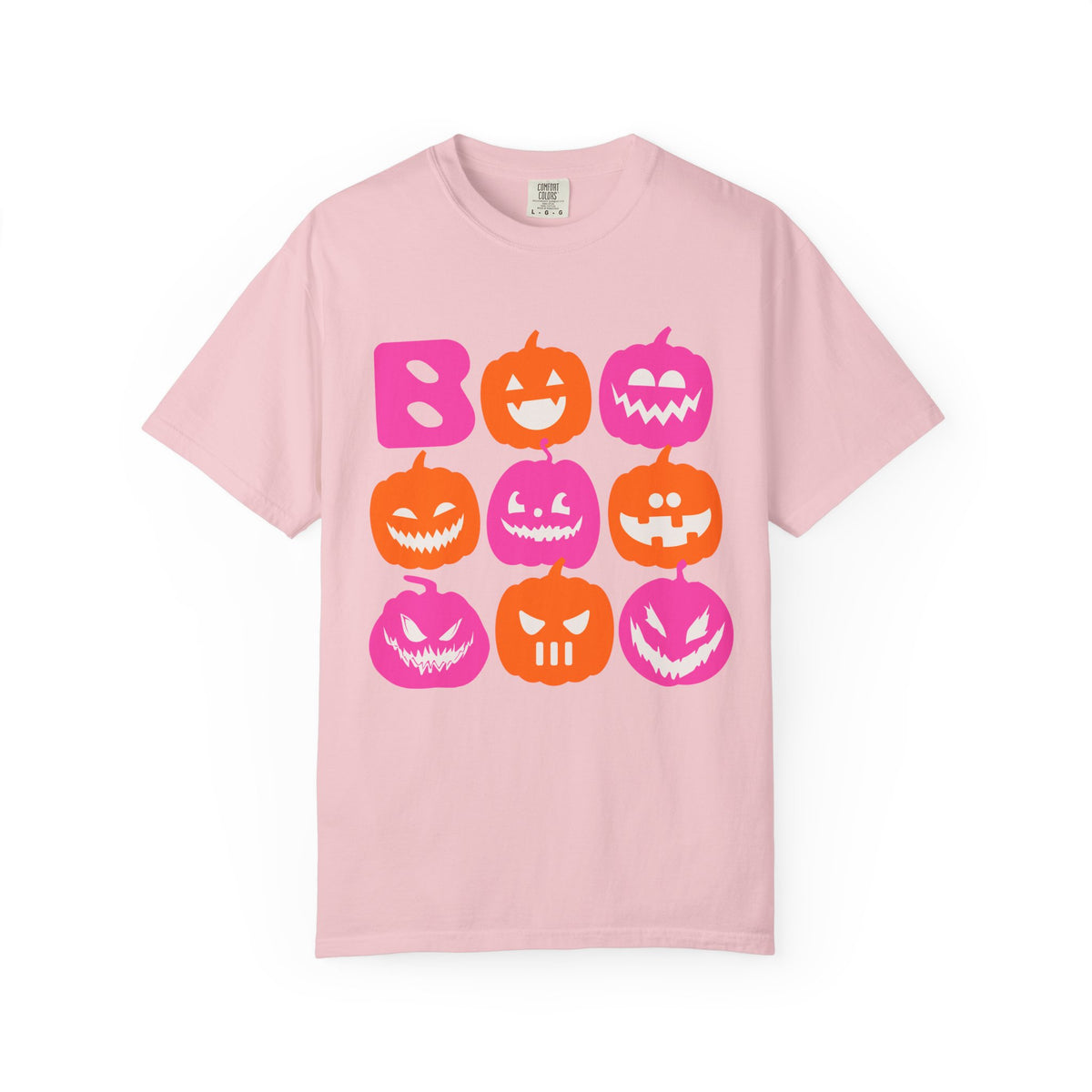 BOO Jack-o-Lantern Pumpkin Faces T-shirt | Halloween Pumpkins