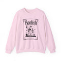 Bookish Halloween Skeletons Illustration Crewneck Sweatshirt | Witchy Reading Graphic
