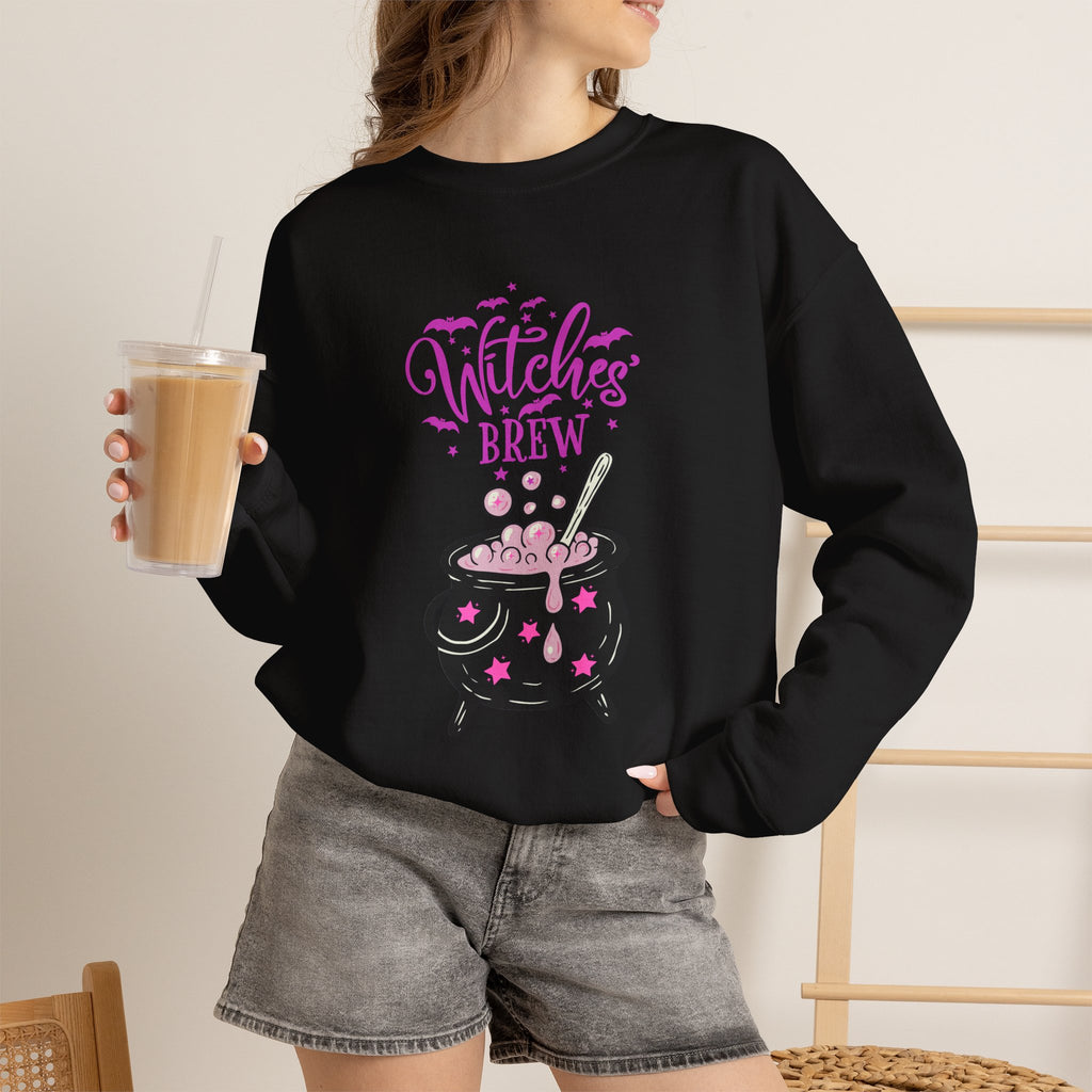 Witches Brew cauldron Sweatshirt | Halloween witchy design