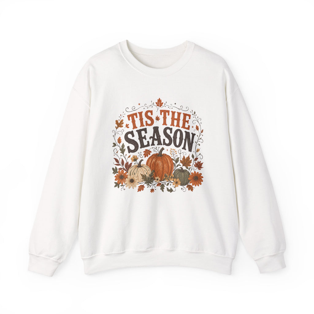 Tis The Season pumpkin floral sweatshirt | Fall autumn harvest crewneck