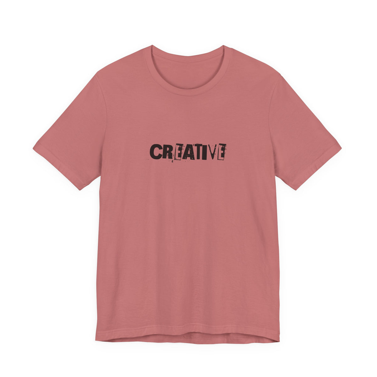 Creative text T-Shirt | distressed typography, minimalist art