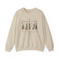 Plant Magic hanging herbs design Sweatshirt | Botanical Moon Illustration