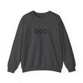 boo distressed sweatshirt | Minimal Halloween Text Design