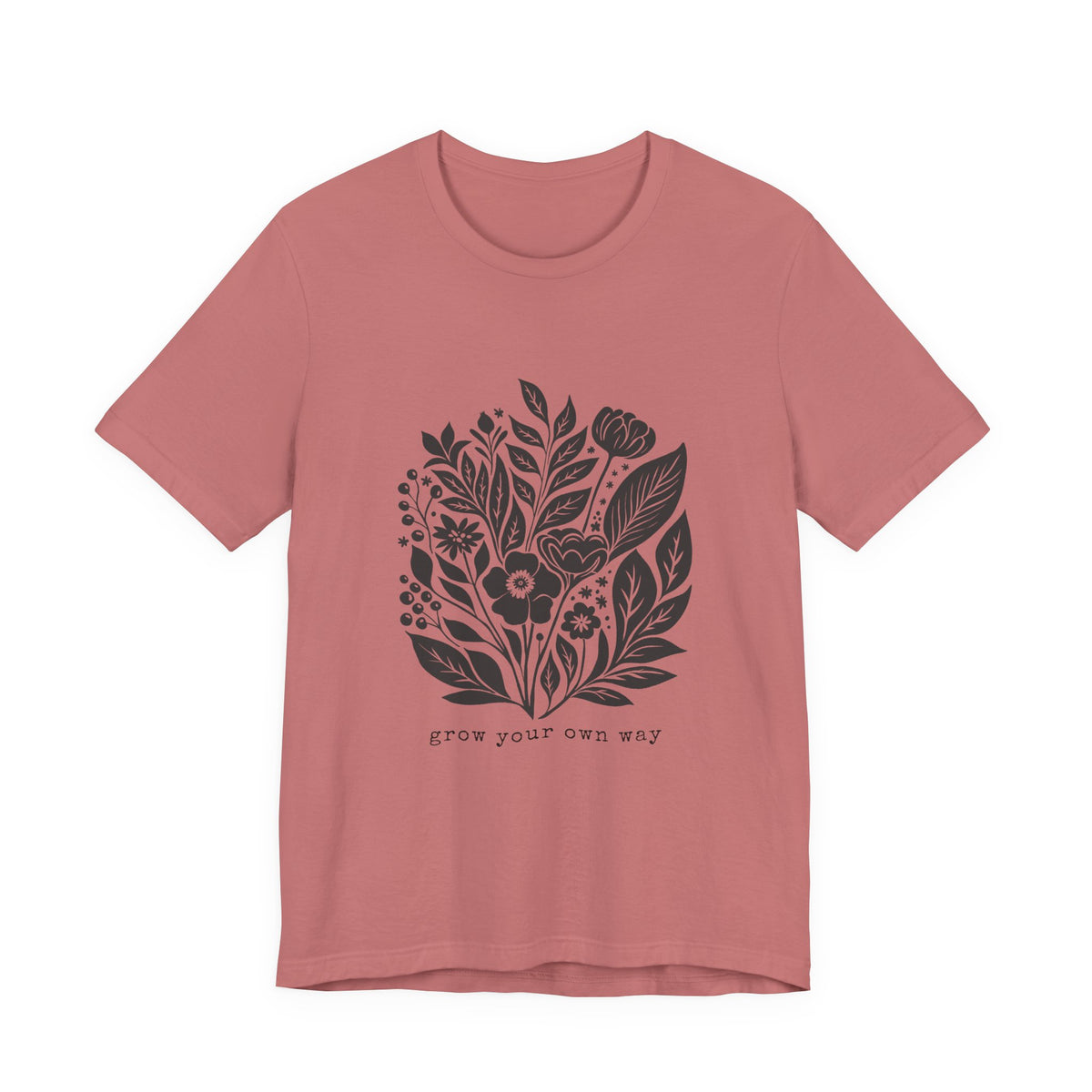 Botanical Floral Illustration Tee | Grow Your Own Way
