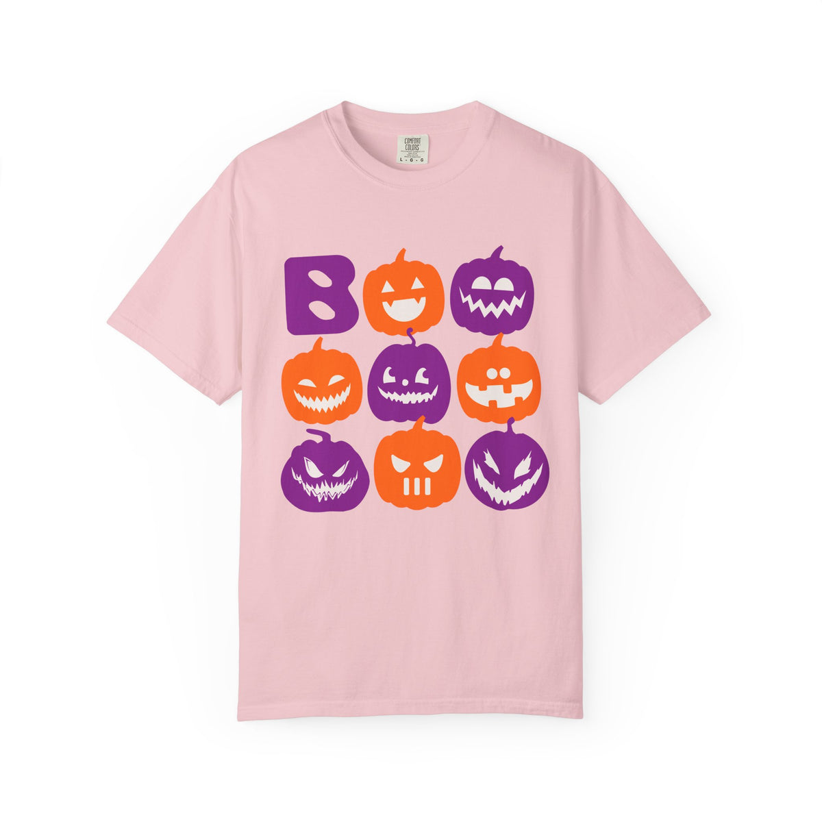 BOO Jack-O-Lantern Pumpkins T-shirt | Halloween Pumpkin Faces