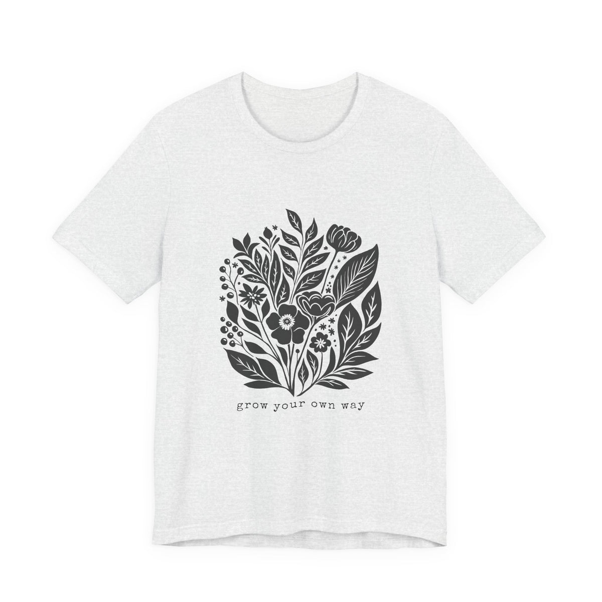 Botanical Floral Illustration Tee | Grow Your Own Way