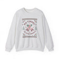 Christmas Sweatshirt Humor | My Tinsel Is in a Tangle Retro Pixel Art Crewneck
