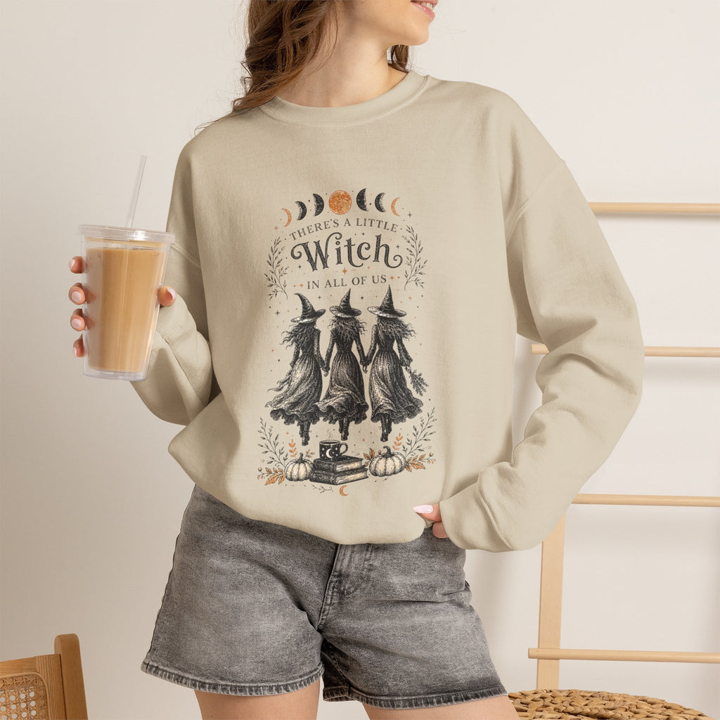 Three Witches Moon Phases sweatshirt | Halloween gothic sarcastic crewneck