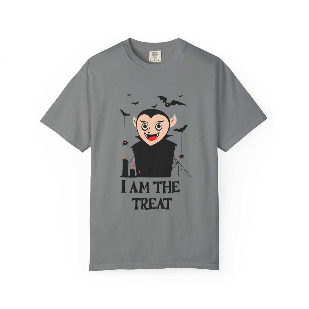 I Am The Treat Vampire T-shirt | Halloween vampire bats spooky design