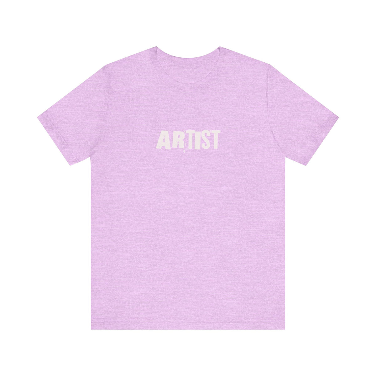 Artist T-Shirt | Minimal Distressed Text Graphic, Short Sleeve Tee
