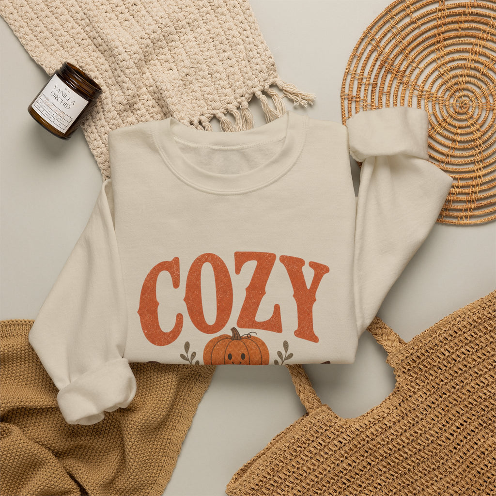 Cozy Season pumpkin graphic Sweatshirt | Autumn Club fall crewneck